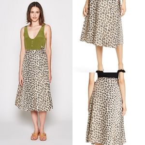 JOIE
Collen Leopard-printed Wrap Skirt NWT SZ4